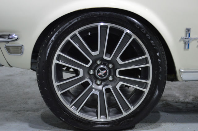 1968 White Ford Mustang Coupe