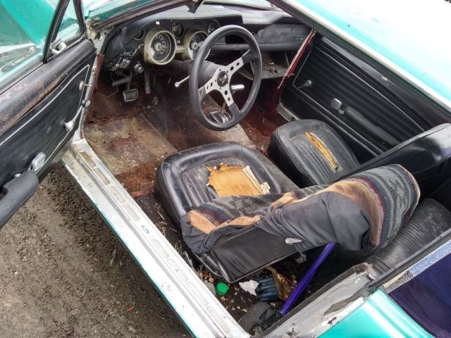 1968 Green Ford Mustang