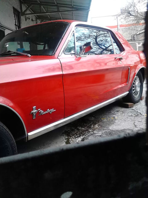 1968 Red Ford Mustang Coupe
