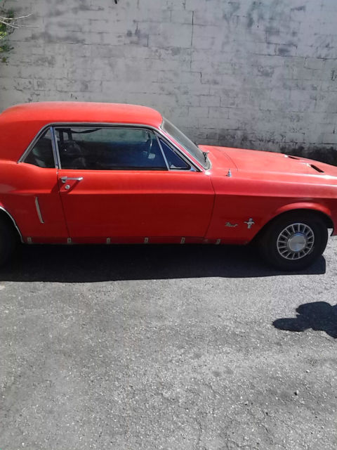 1968 Red Ford Mustang Coupe