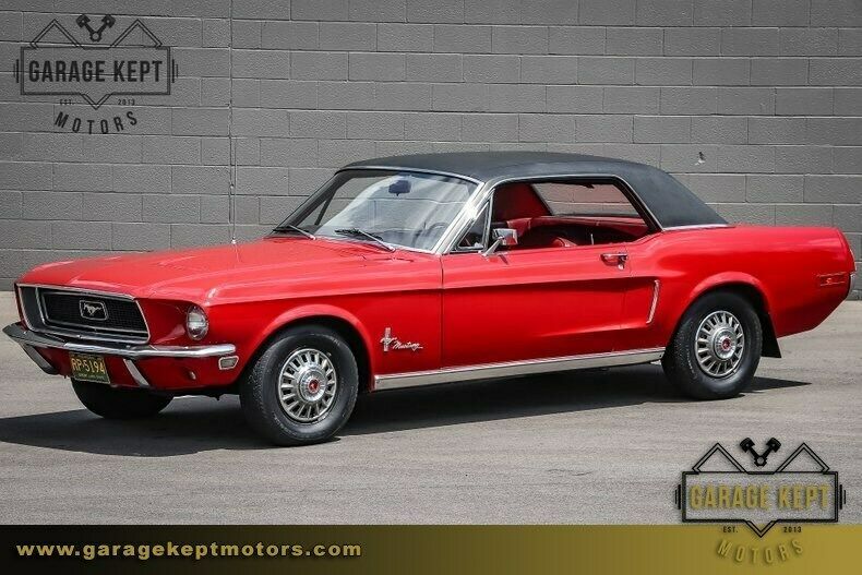1968 Red Ford Mustang Coupe