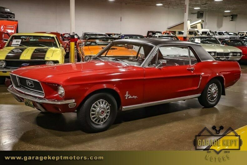 1968 Red Ford Mustang Coupe
