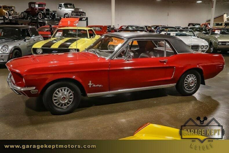 1968 Red Ford Mustang Coupe