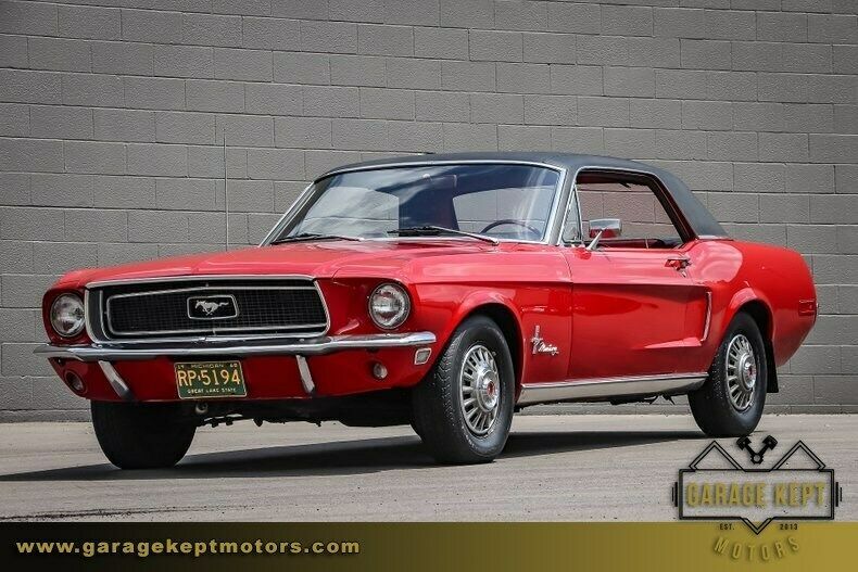 1968 Red Ford Mustang Coupe