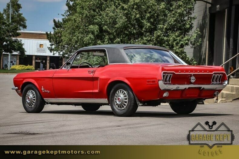 1968 Red Ford Mustang Coupe