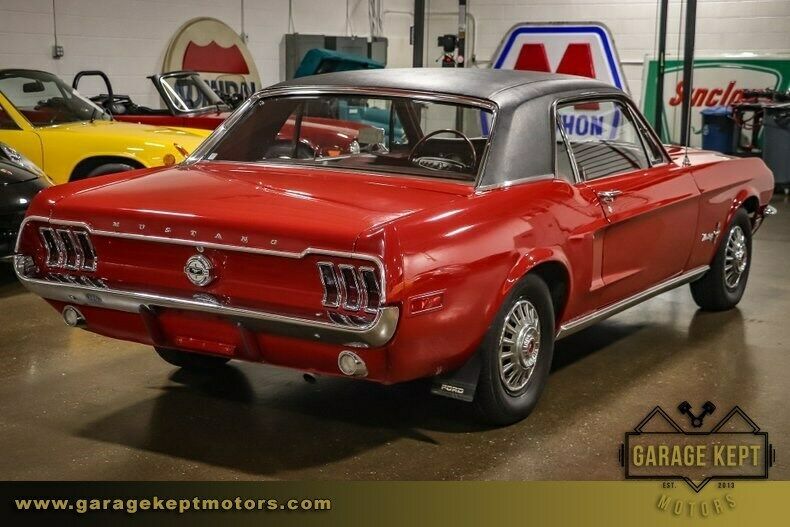 1968 Red Ford Mustang Coupe