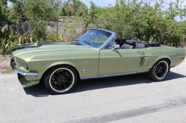 1968 Lime Gold Ford Mustang Convertible