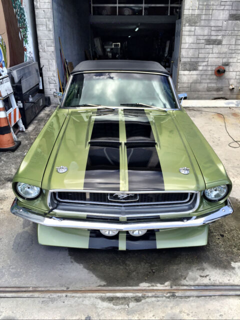 1968 Lime Gold Ford Mustang Convertible