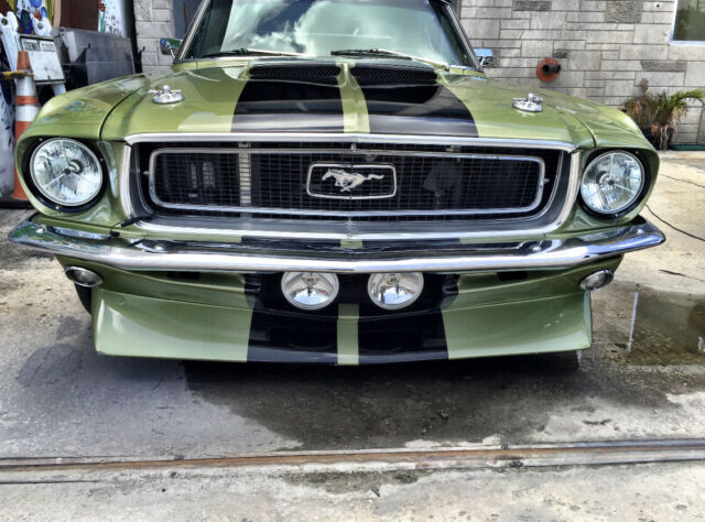1968 Lime Gold Ford Mustang Convertible