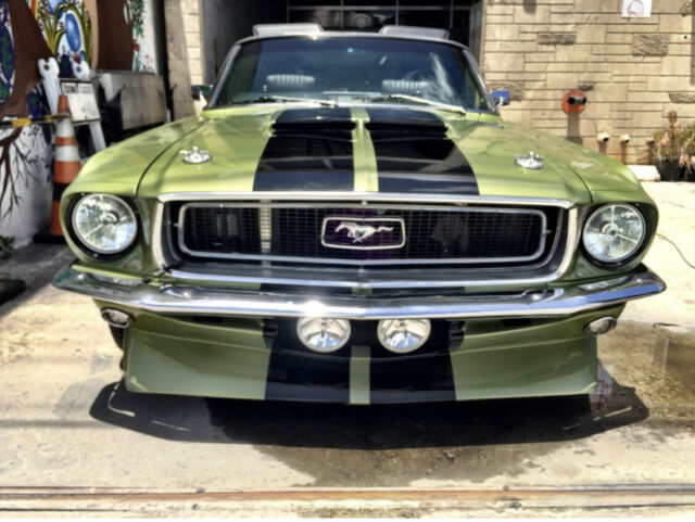 1968 Lime Gold Ford Mustang Convertible