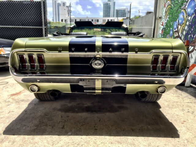 1968 Lime Gold Ford Mustang Convertible