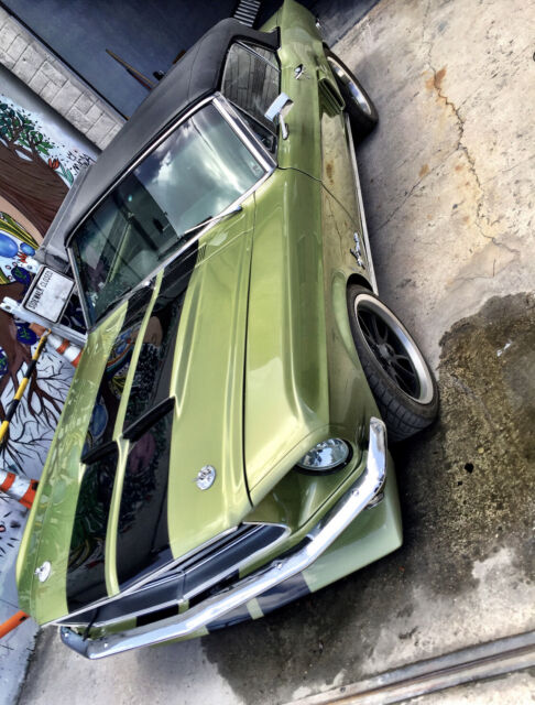 1968 Lime Gold Ford Mustang Convertible