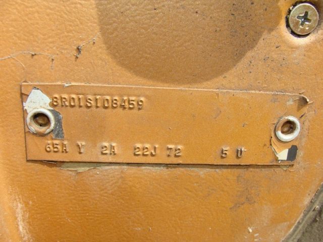 1968 Gold Ford Mustang Coupe