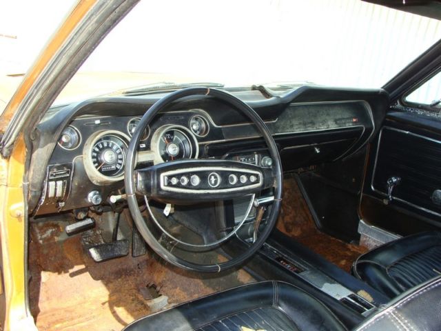 1968 Gold Ford Mustang Coupe