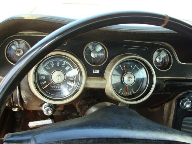 1968 Gold Ford Mustang Coupe