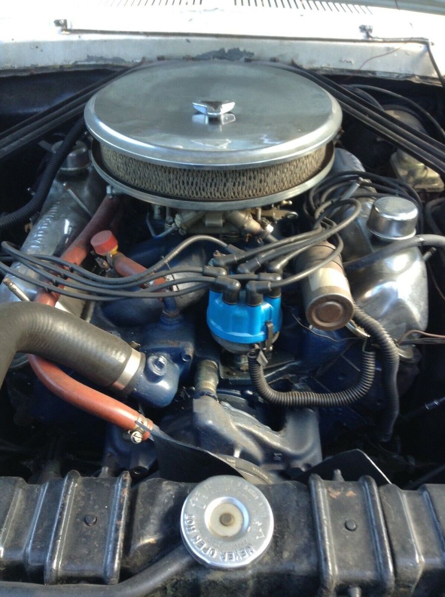 1968 White Ford Mustang Coupe