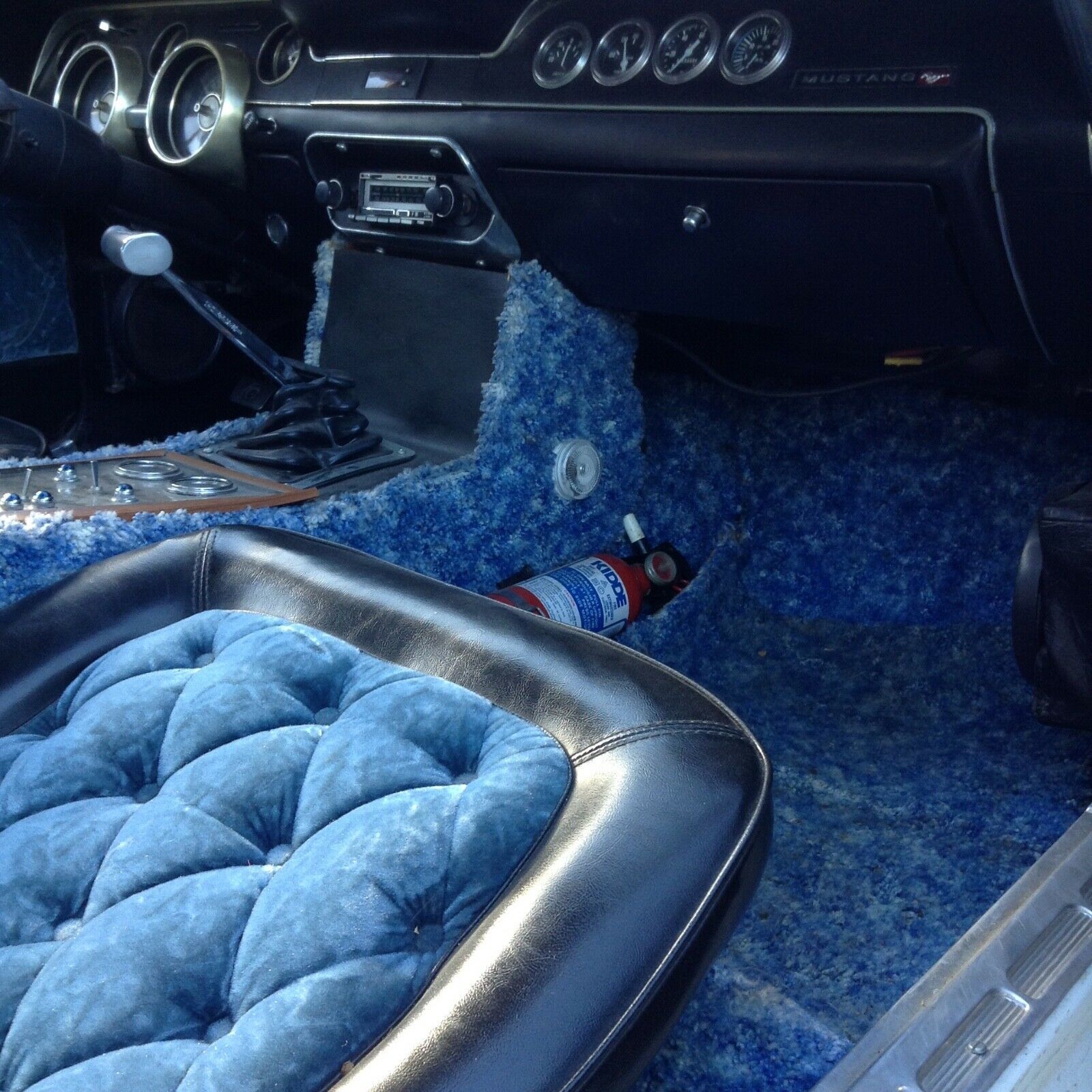 1968 White Ford Mustang Coupe