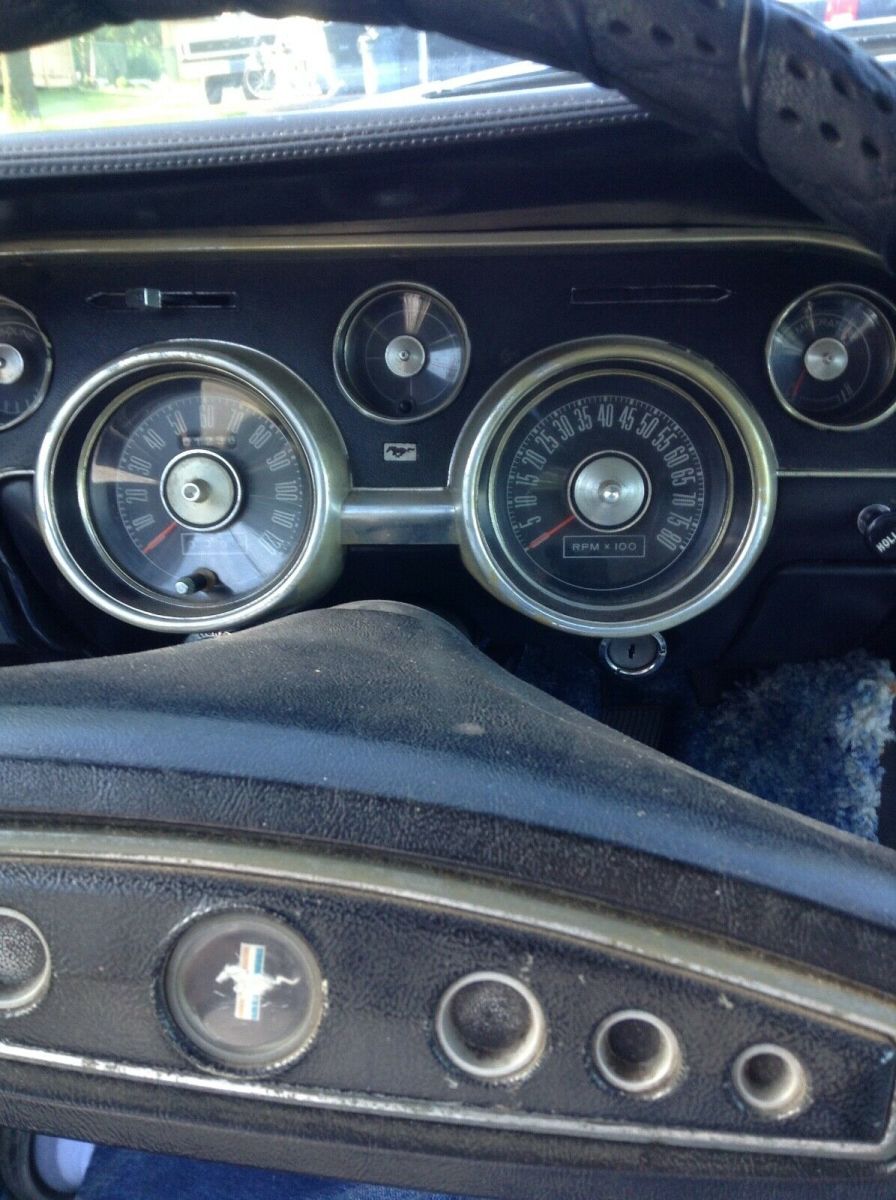 1968 White Ford Mustang Coupe