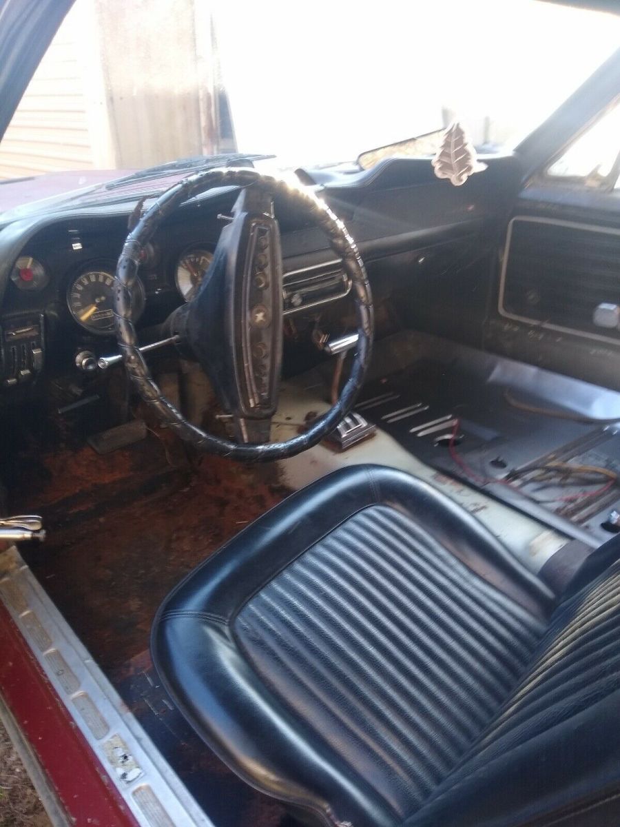 1968 Red Ford mustang Sedan