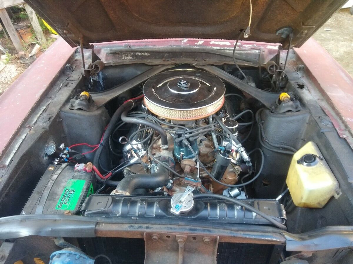 1968 Red Ford mustang Sedan