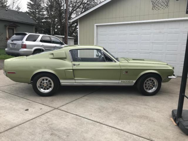 1968 Green Ford Mustang Fastback