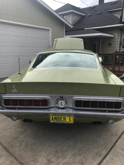 1968 Green Ford Mustang Fastback