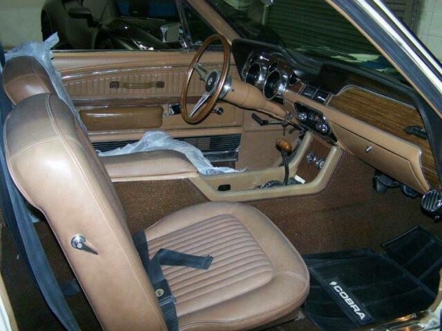 1968 White Ford Mustang Fastback