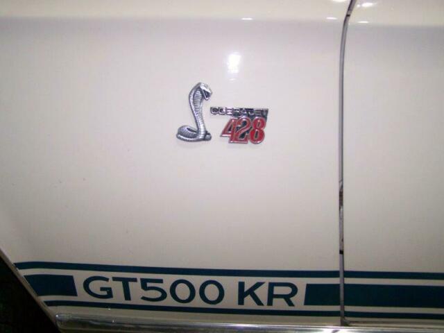 1968 White Ford Mustang Fastback