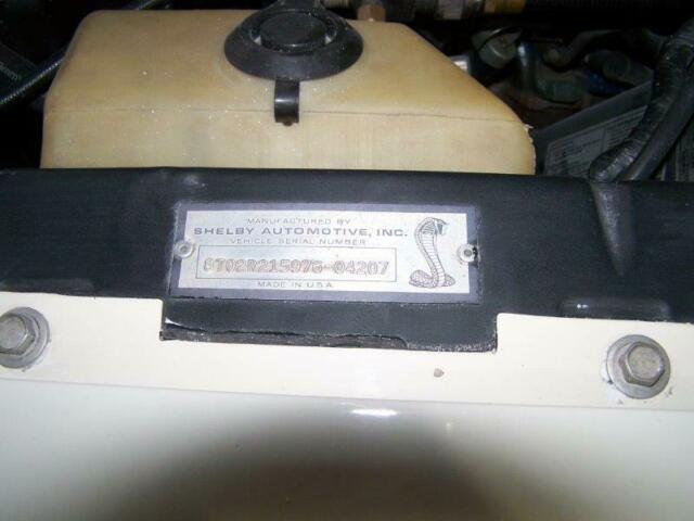 1968 White Ford Mustang Fastback