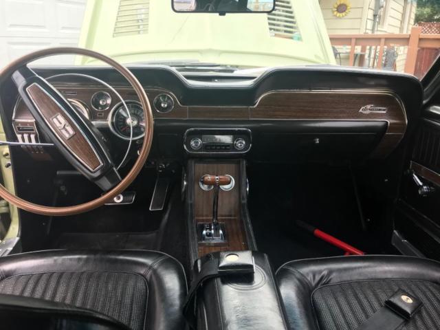 1968 Green Ford Mustang Fastback