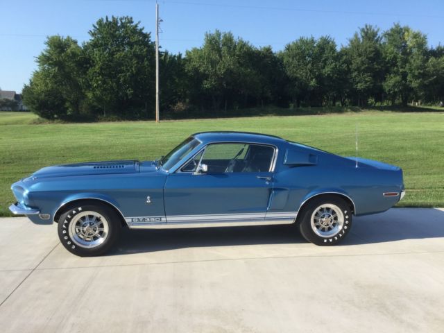 1968 Blue Ford Mustang Coupe