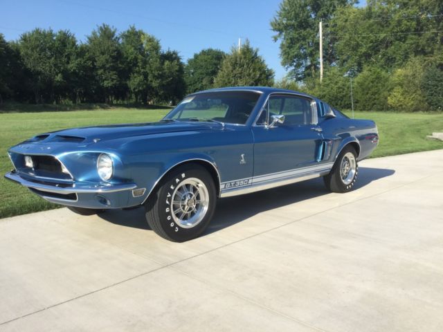 1968 Blue Ford Mustang Coupe