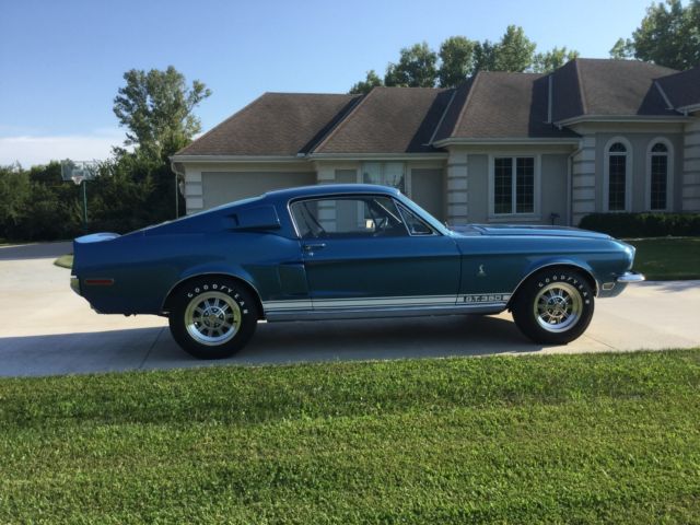 1968 Blue Ford Mustang Coupe