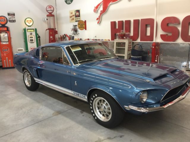 1968 Blue Ford Mustang Coupe
