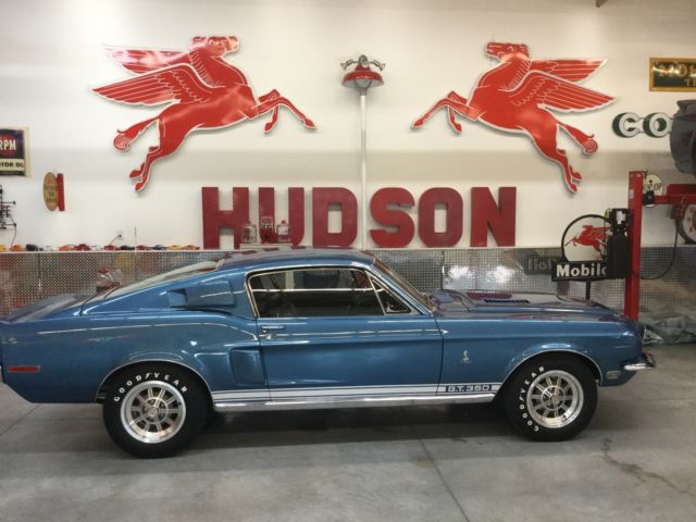 1968 Blue Ford Mustang Coupe