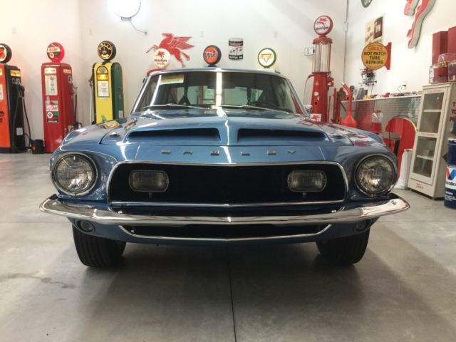 1968 Blue Ford Mustang Coupe