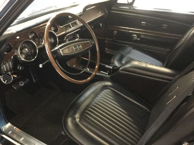 1968 Blue Ford Mustang Coupe