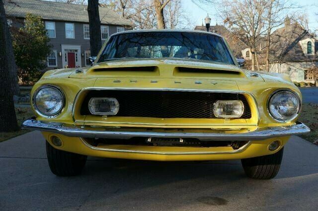 1968 Yellow Ford Mustang Fastback