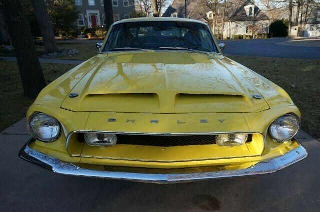1968 Yellow Ford Mustang Fastback