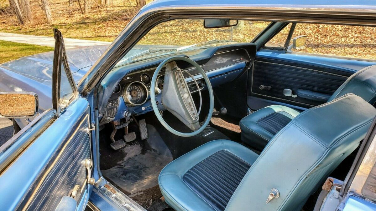 1968 Blue Ford Mustang Coupe