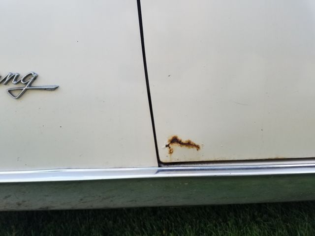 1968 White Ford Mustang Coupe