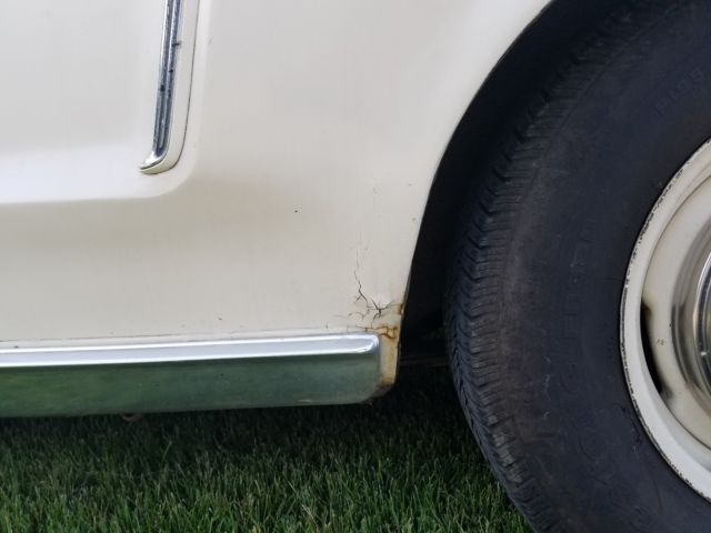 1968 White Ford Mustang Coupe