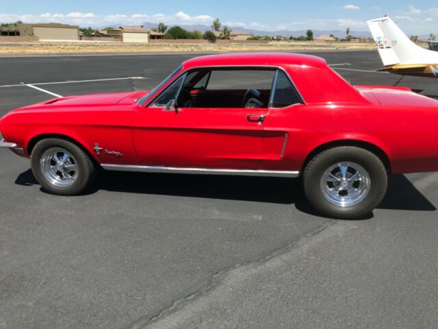 1968 Red Ford Mustang Coupe