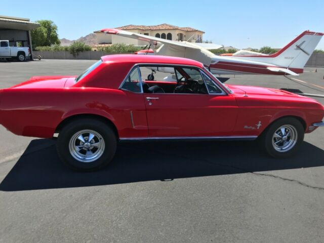 1968 Red Ford Mustang Coupe
