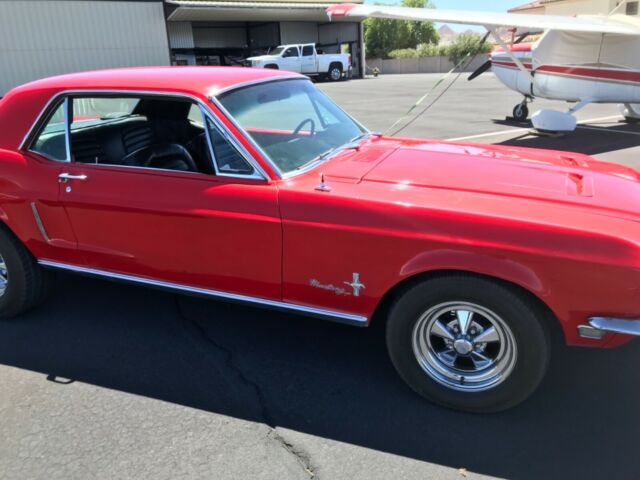 1968 Red Ford Mustang Coupe