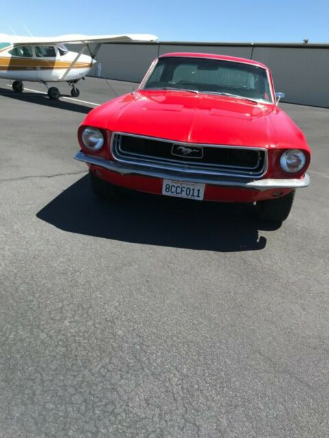 1968 Red Ford Mustang Coupe