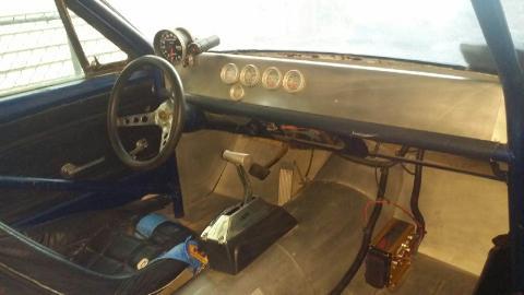 1968 Blue Ford Mustang