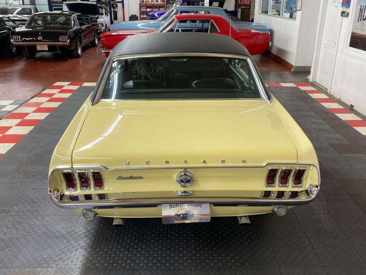1968 Yellow Ford Mustang Coupe