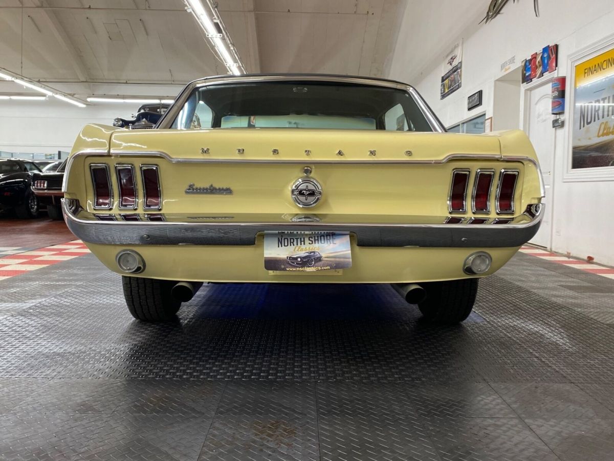 1968 Yellow Ford Mustang Coupe