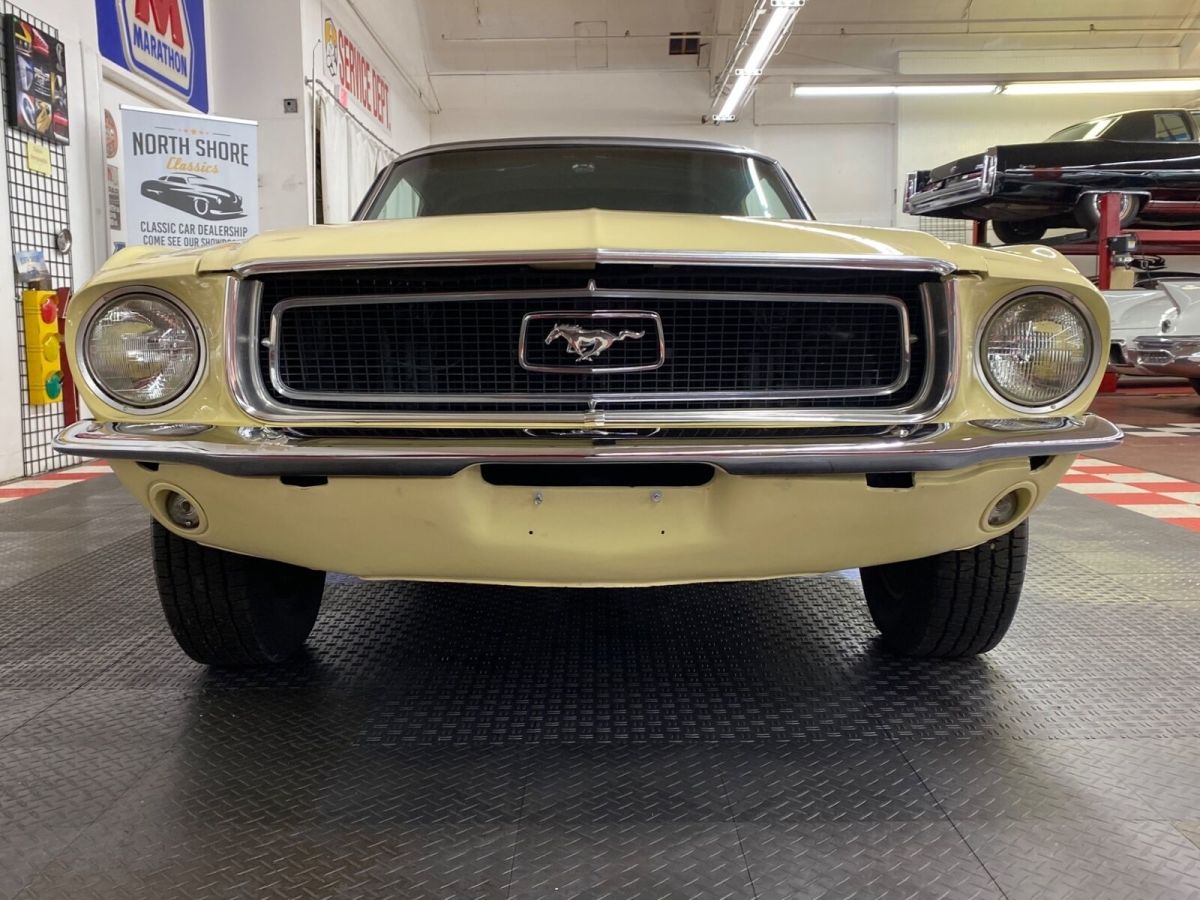 1968 Yellow Ford Mustang Coupe